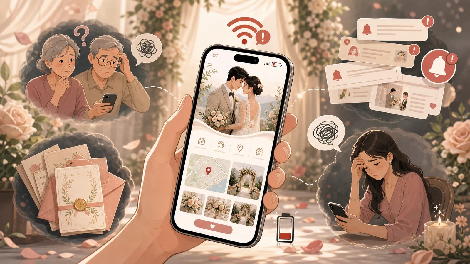 Nhược điểm của thiệp cưới online: những điều nên biết trước khi quyết định dùng | Mời nhé