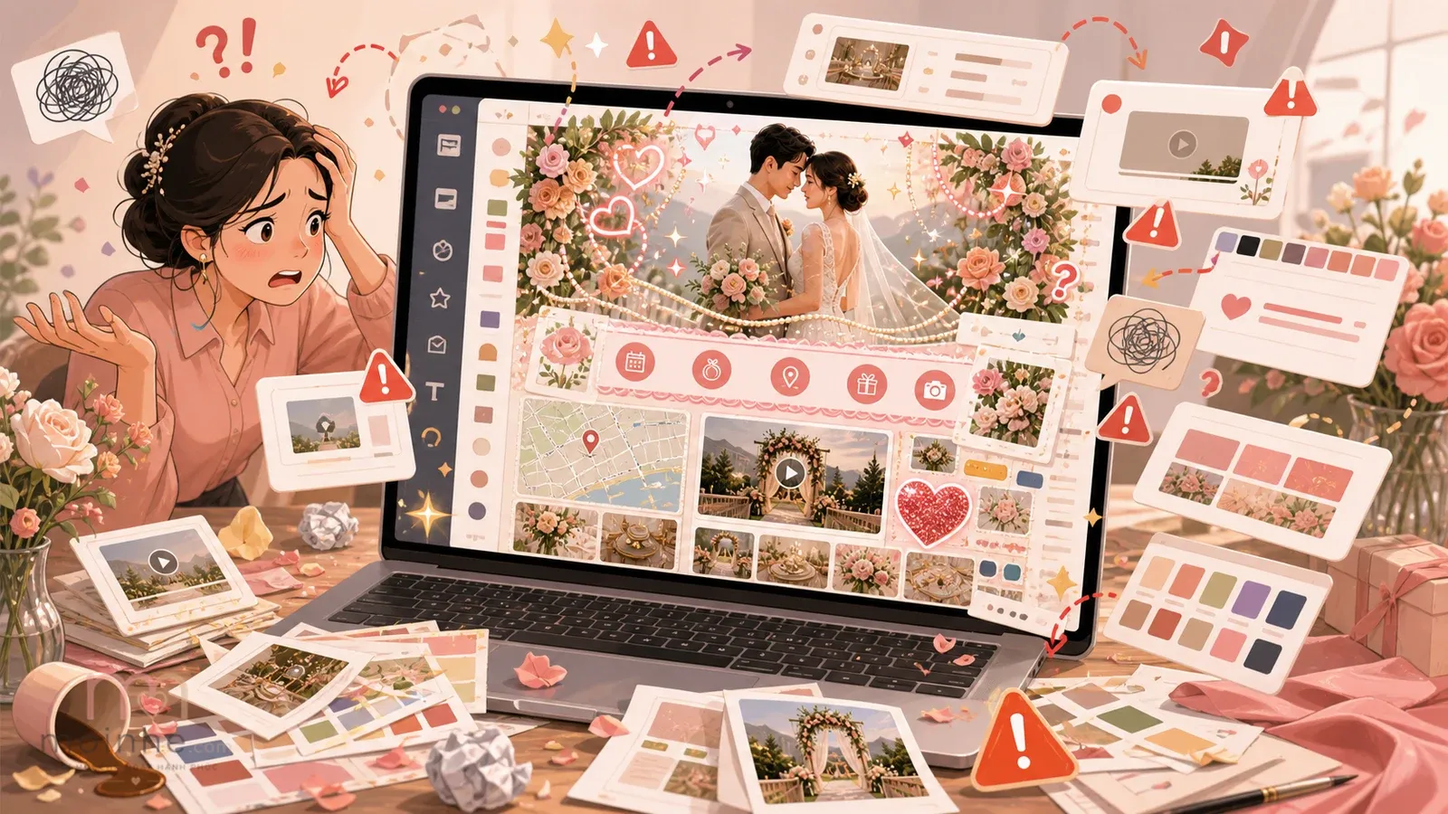 Những sai lầm khi tạo thiệp cưới online mà mình thấy rất nhiều cặp đôi mắc phải | Mời nhé