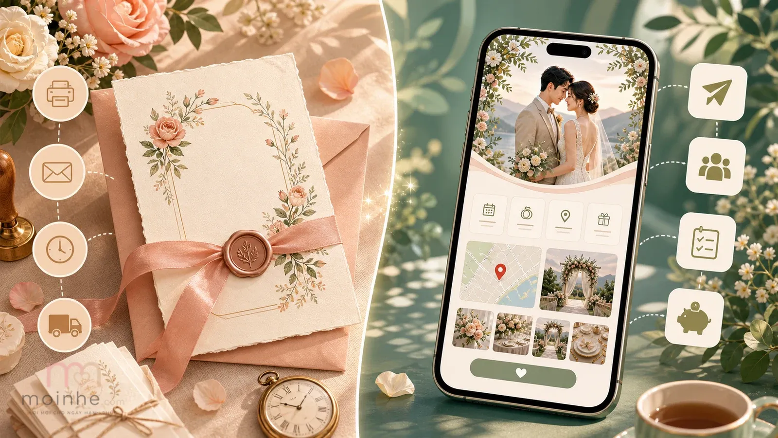 Thiệp cưới giấy hay thiệp online? Nếu là mình, mình sẽ chọn thế nào