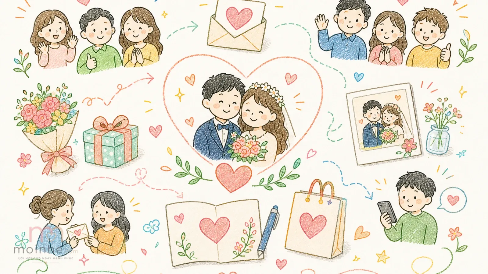 Cách cảm ơn khách sau cưới: nhỏ thôi nhưng rất đáng làm